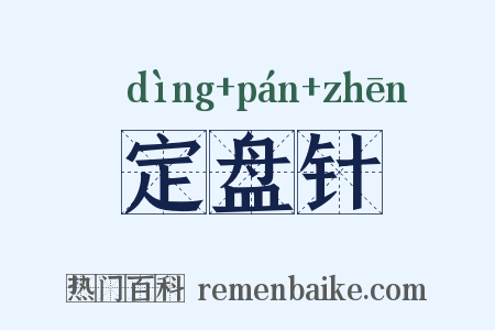 定盘针是什么意思的图片